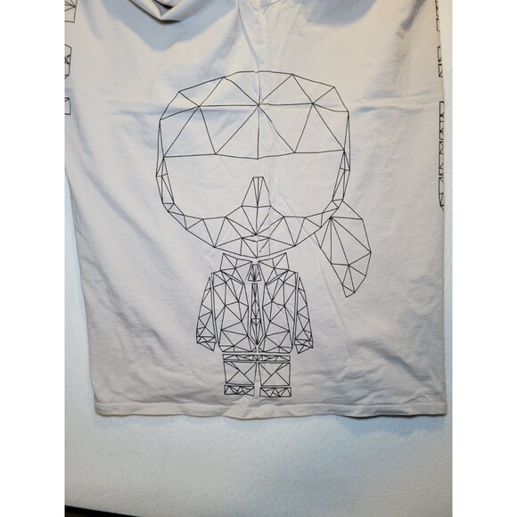 Karl Lagerfeld Spellout Double-sided Icon Logo Geometric Design Mens Size Medium - Picture 8 of 11